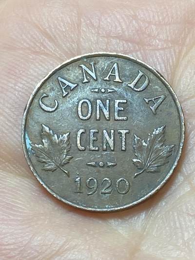 2026年第二十场(总第一百八十九场）外国好品散币场(免佣金) - 加拿大🇨🇦1920年1分(乔治五世第三版首发年)