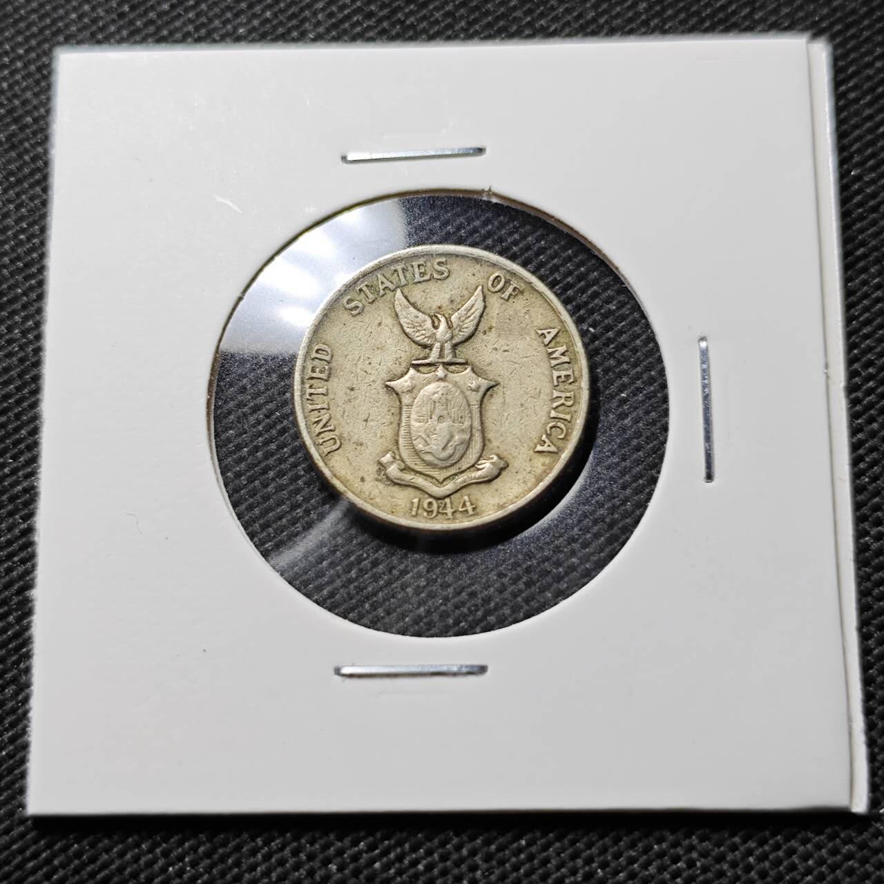 KK钱币收藏小铺  第394期  2月预留时间 周末发货 1944菲律宾5分 