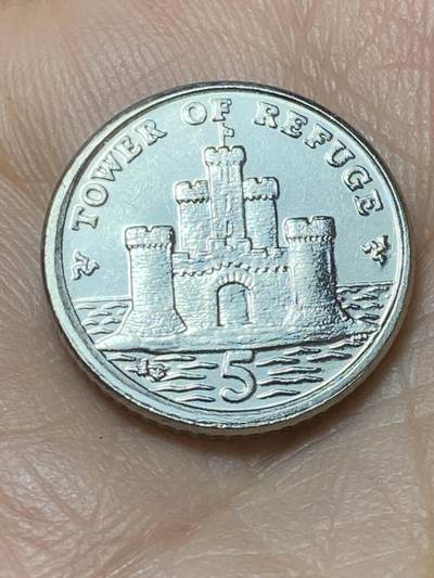 2026年第二十场(总第一百八十九场）外国好品散币场(免佣金) - 英属马恩岛🇮🇲2014年5便士(伊丽莎白二世老年第三套)