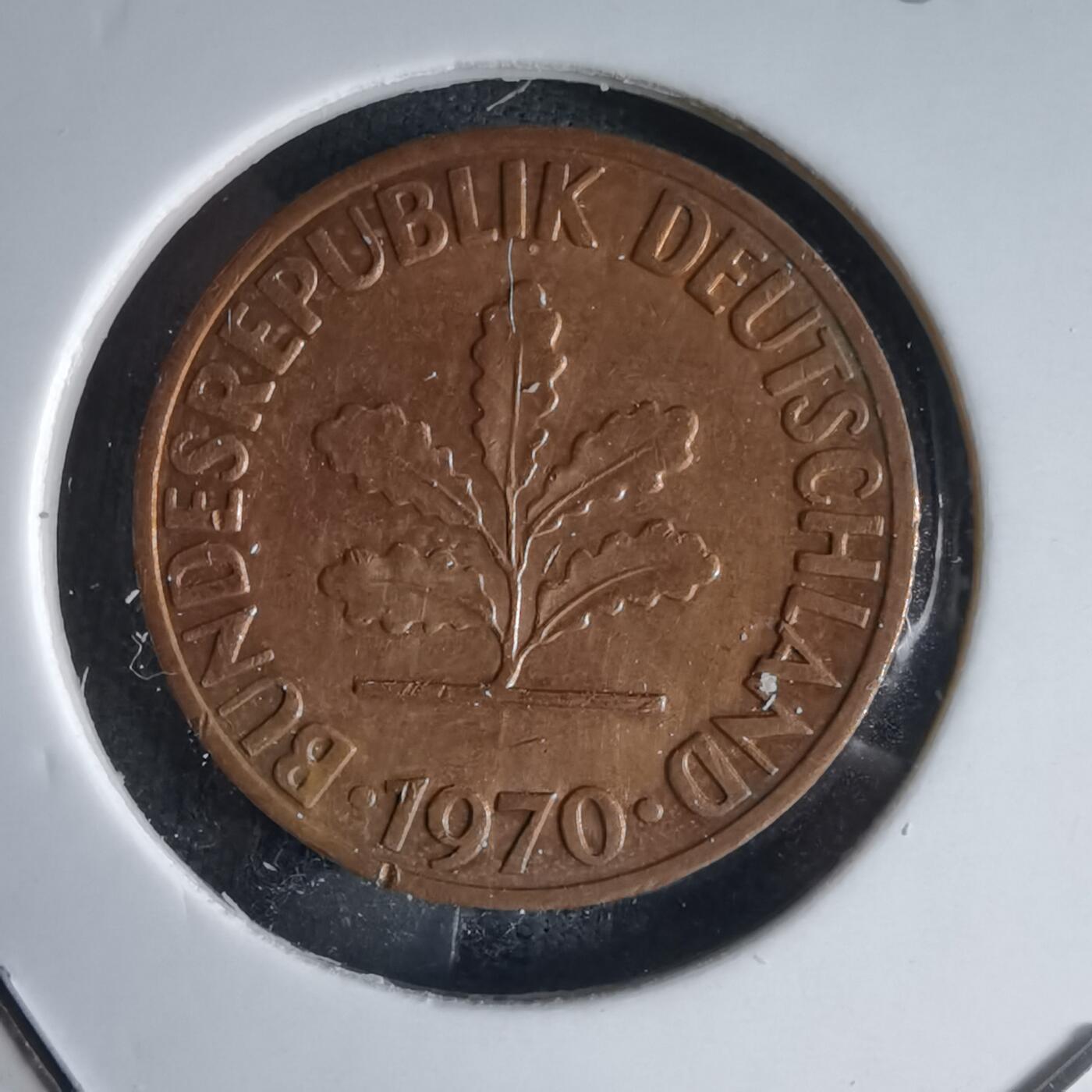 沼泽如烟--第988场 德国1970年2芬尼