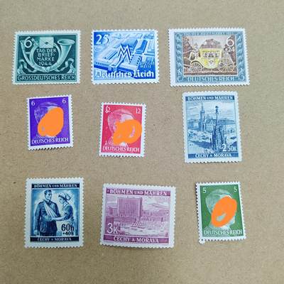 PCAI钱币 6-750  邮票邮品小专场 - 德国邮票一组