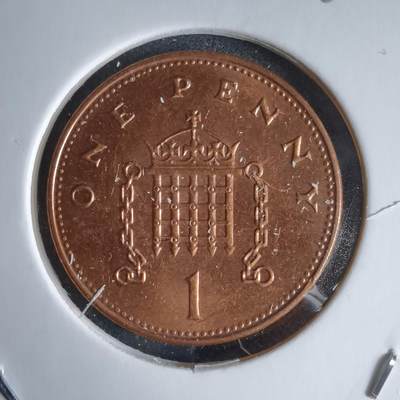 沼泽如烟--第988场 - 英国1999年1便士