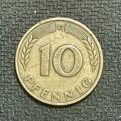 逸泉钱币2026B第十场世界钱币纪念币专场B1231-1615 - 1269西德联邦德国10芬尼