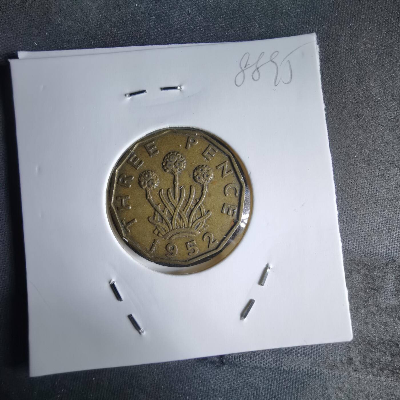 沼泽如烟--第988场 英国1952年3便士