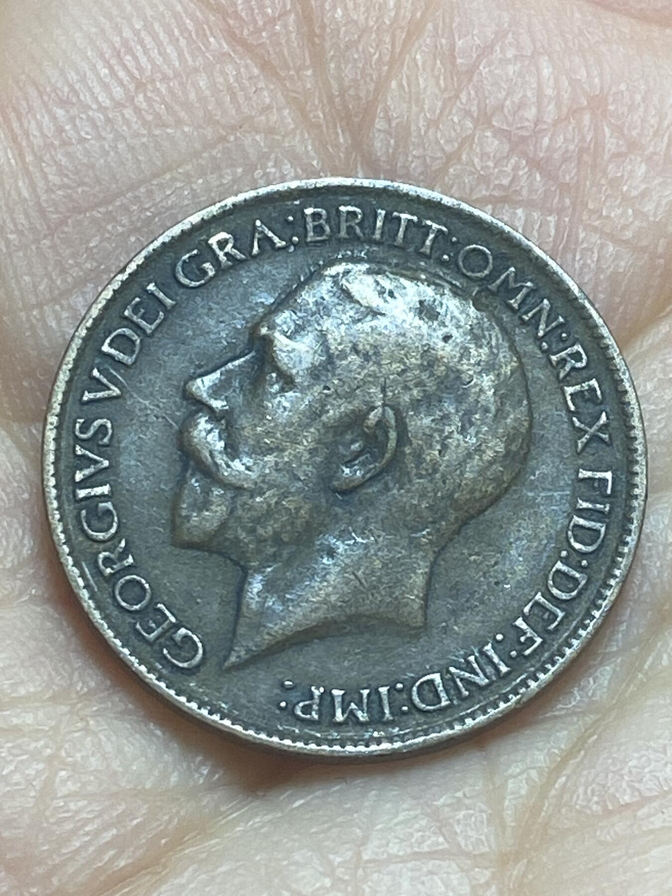 2026年第二十场(总第一百八十九场）外国好品散币场(免佣金) 英国🇬🇧1913年1法新(乔治五世第一版)