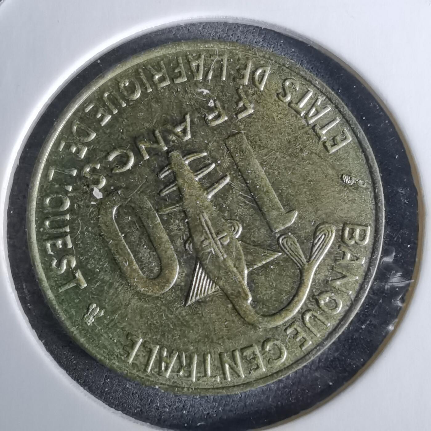 沼泽如烟--第989场 西非1997年10法郎