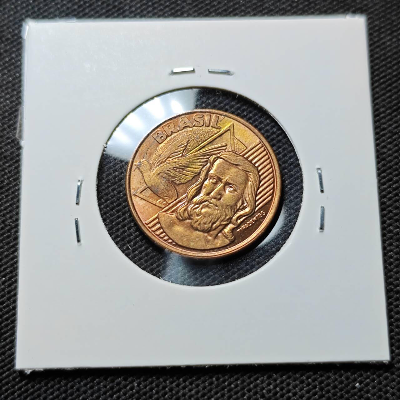 KK钱币收藏小铺  第394期  2月预留时间 周末发货 2004巴西5分 好品