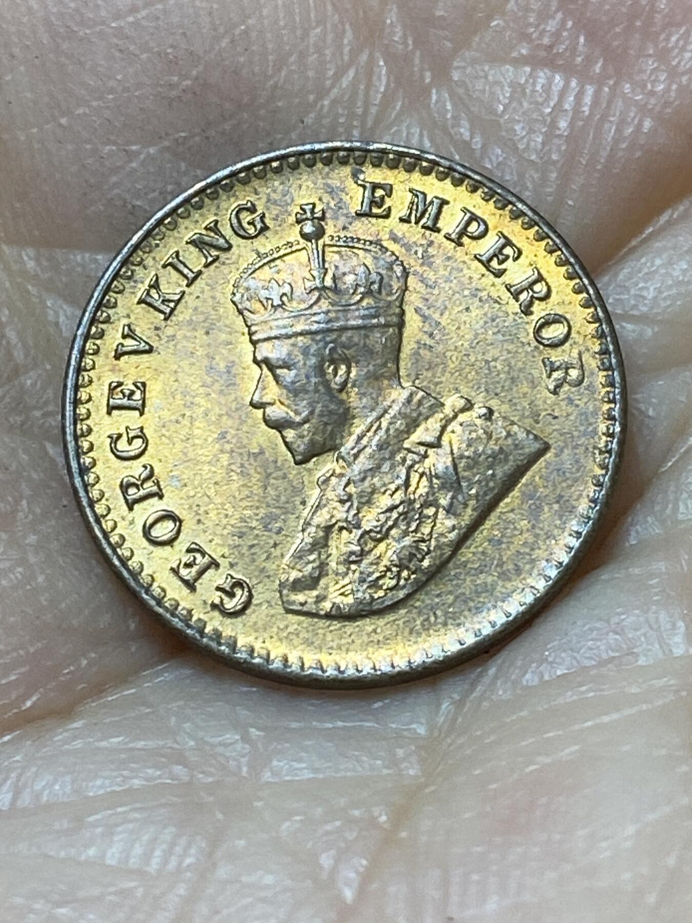 2026年第二十场(总第一百八十九场）外国好品散币场(免佣金) 原光好品–印度1920年1/12安娜(乔治五世时期，c版加尔各答造)