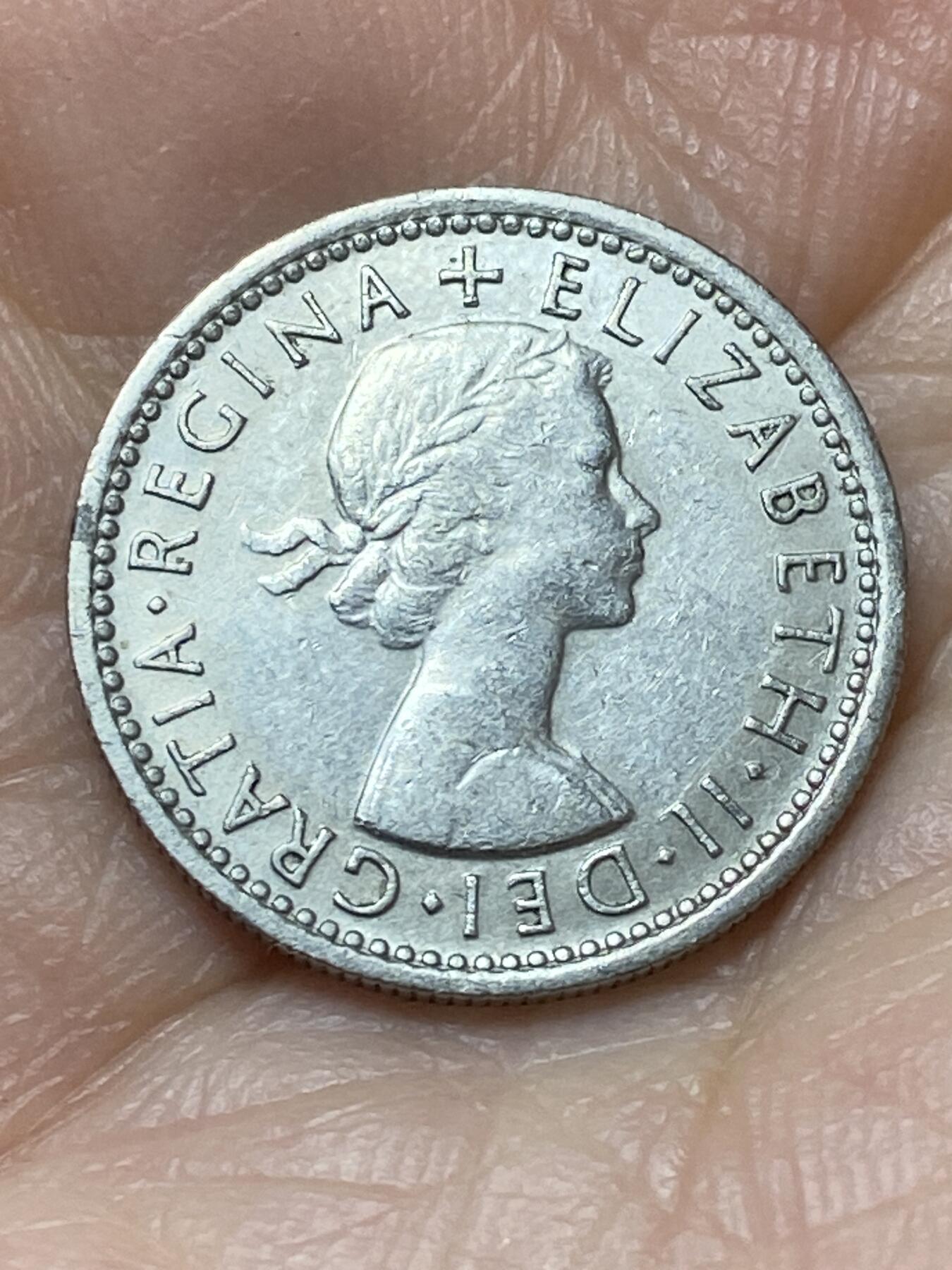 2026年第二十场(总第一百八十九场）外国好品散币场(免佣金) 英国🇬🇧1964年6便士(伊丽莎白二世青年桂冠第二版)