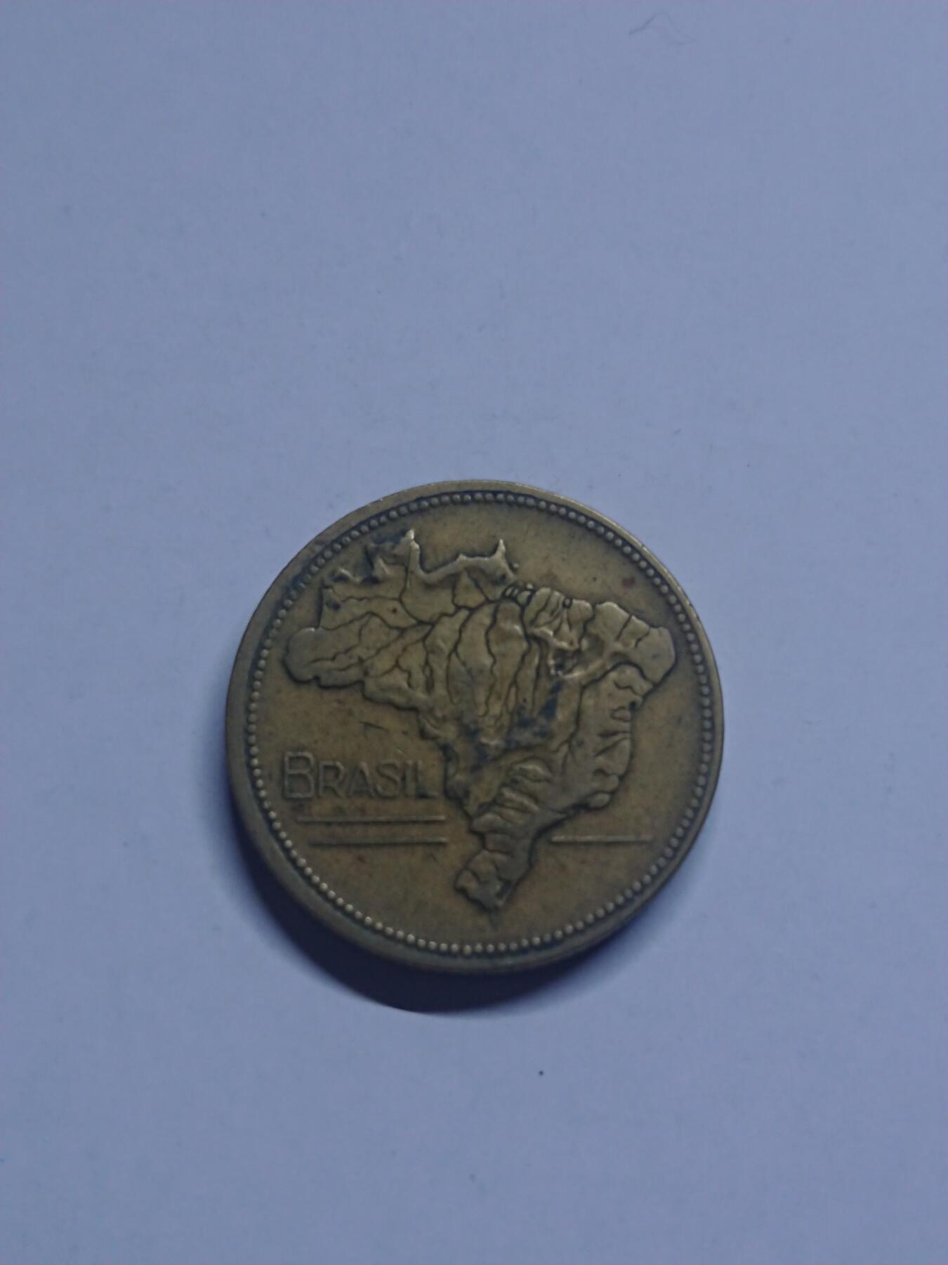 松南世界钱币——260205 巴西1945年2克鲁塞罗铜币