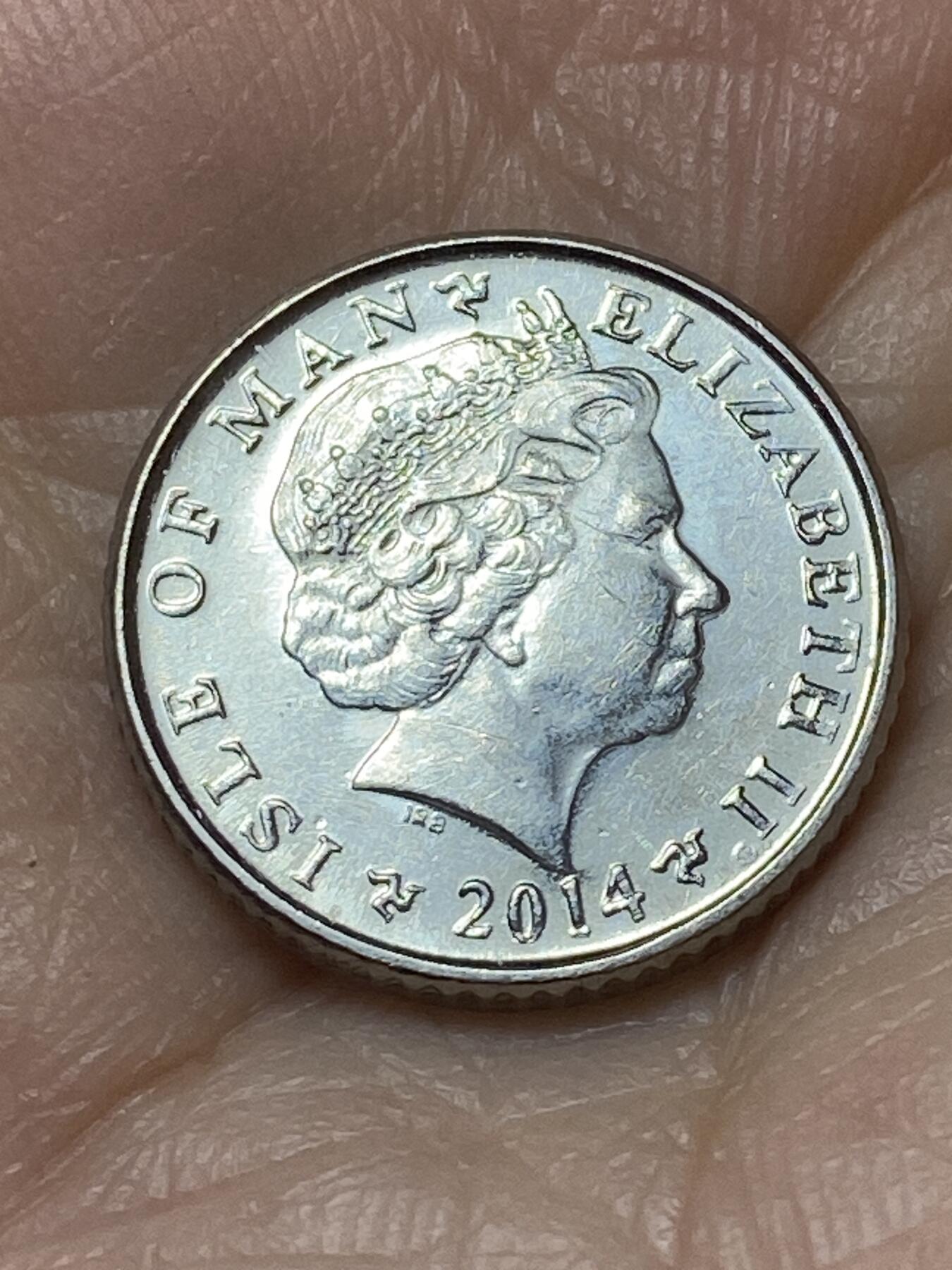 2026年第二十场(总第一百八十九场）外国好品散币场(免佣金) 英属马恩岛🇮🇲2014年5便士(伊丽莎白二世老年第三套)