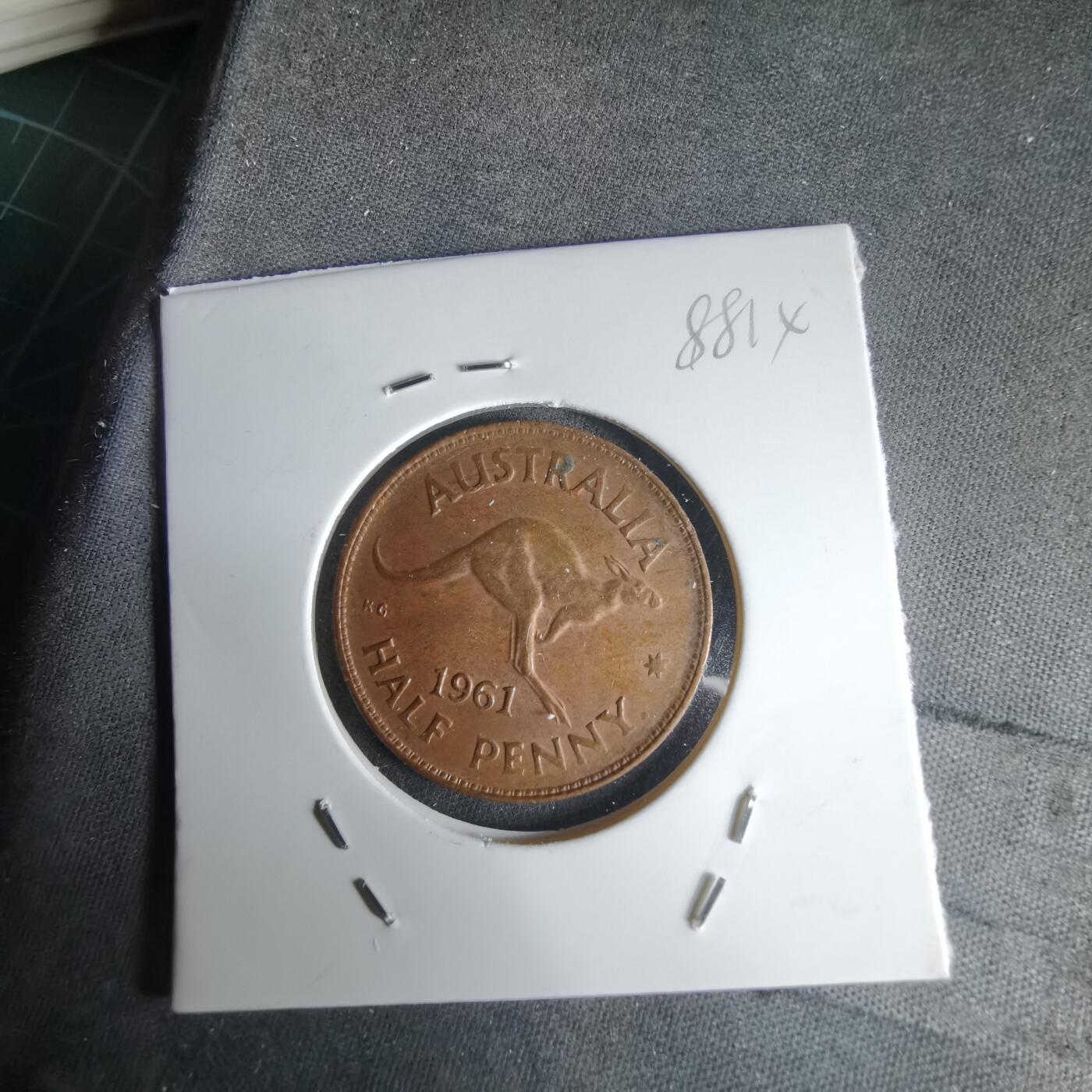 沼泽如烟--第988场 澳大利亚1961年半便士