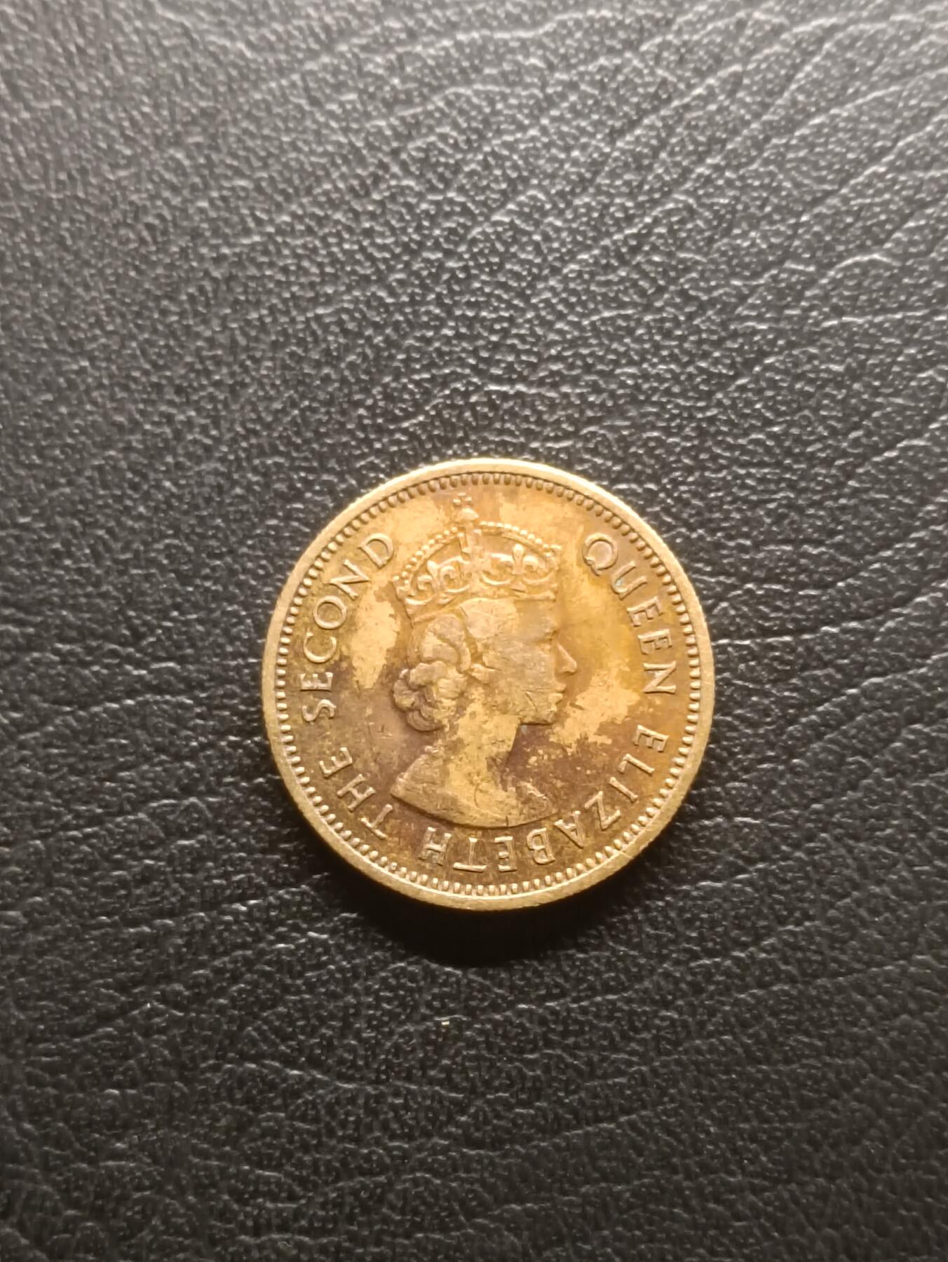 荟藏特别场次第一期——“社长的钢镚堆” 英属加勒比领地（现东加勒比共同体）1965年5分 末年份 镍黄铜制 高冠女王