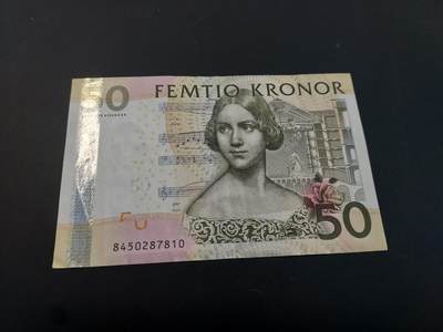 博彦收藏   2月9日 8点钱币专场 全场包邮 - 瑞典 50克朗 85品