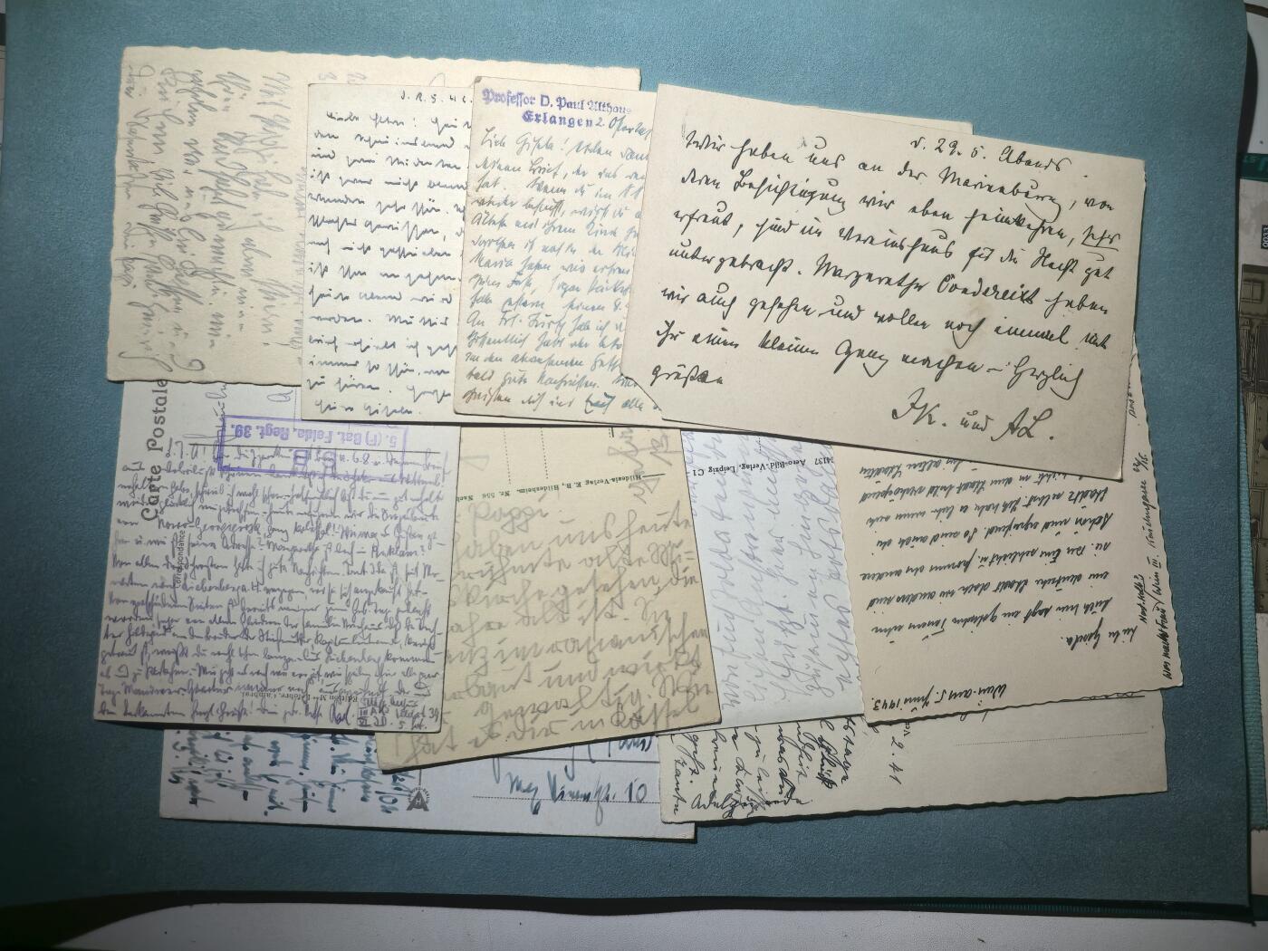 盛世勋华——号角文化勋章邮票专场拍卖第304期 德国（1939）1940年代实寄明信片 10张