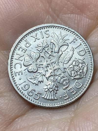 2026年第二十场(总第一百八十九场）外国好品散币场(免佣金) - 英国🇬🇧1965年6便士(伊丽莎白二世青年桂冠第二版)