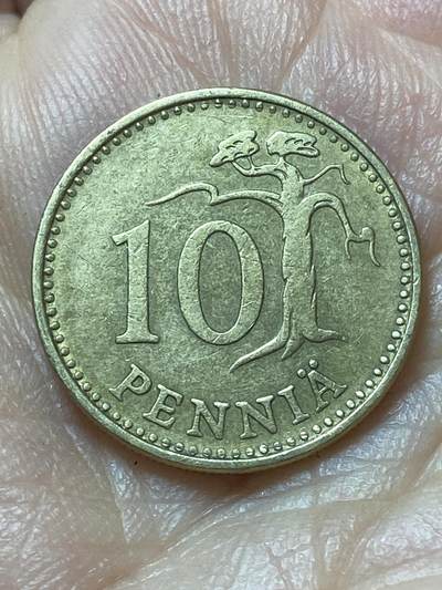 2026年第二十场(总第一百八十九场）外国好品散币场(免佣金) - 芬兰🇫🇮1968年10盆尼(第三套第一版，S标)