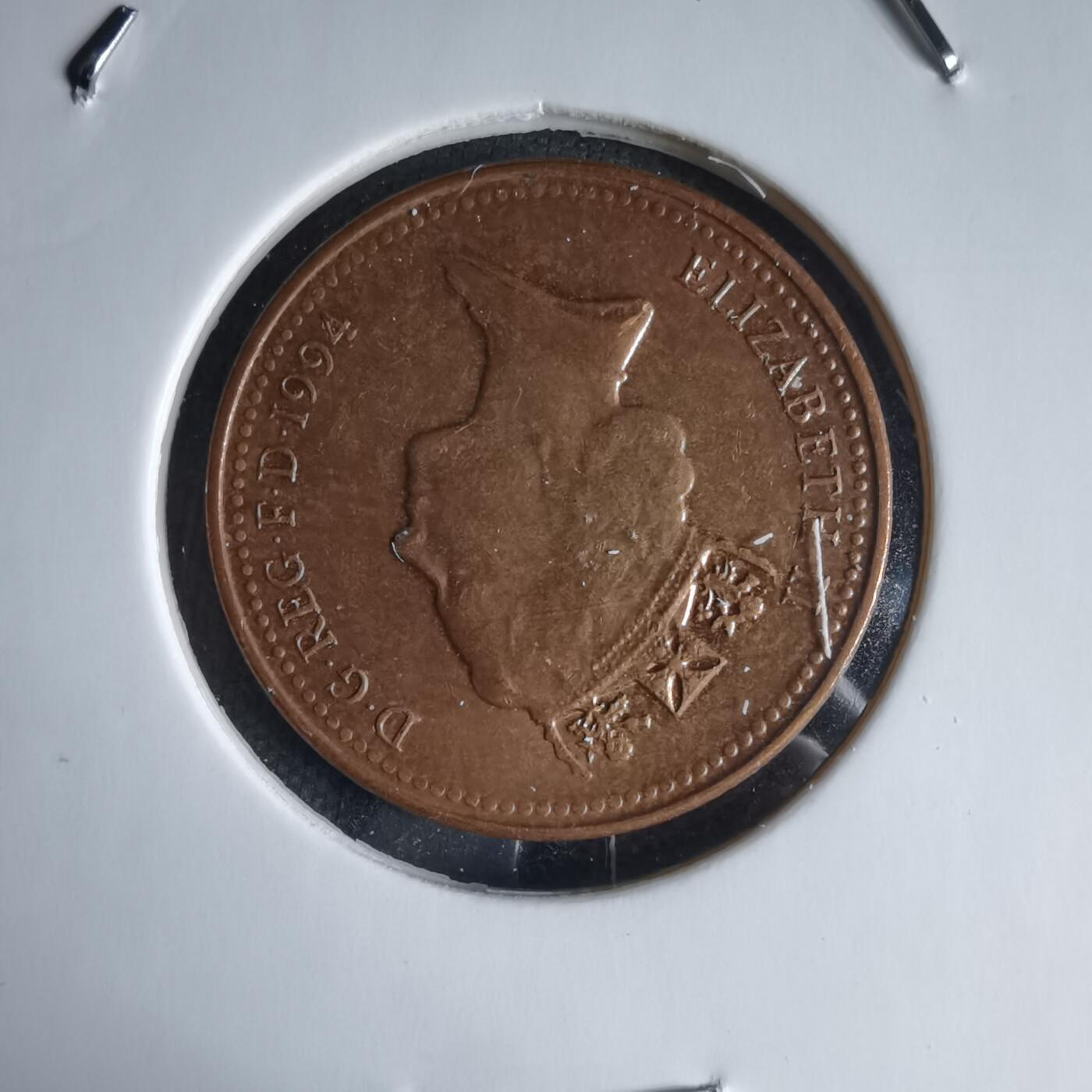 沼泽如烟--第988场 英国1994年1便士