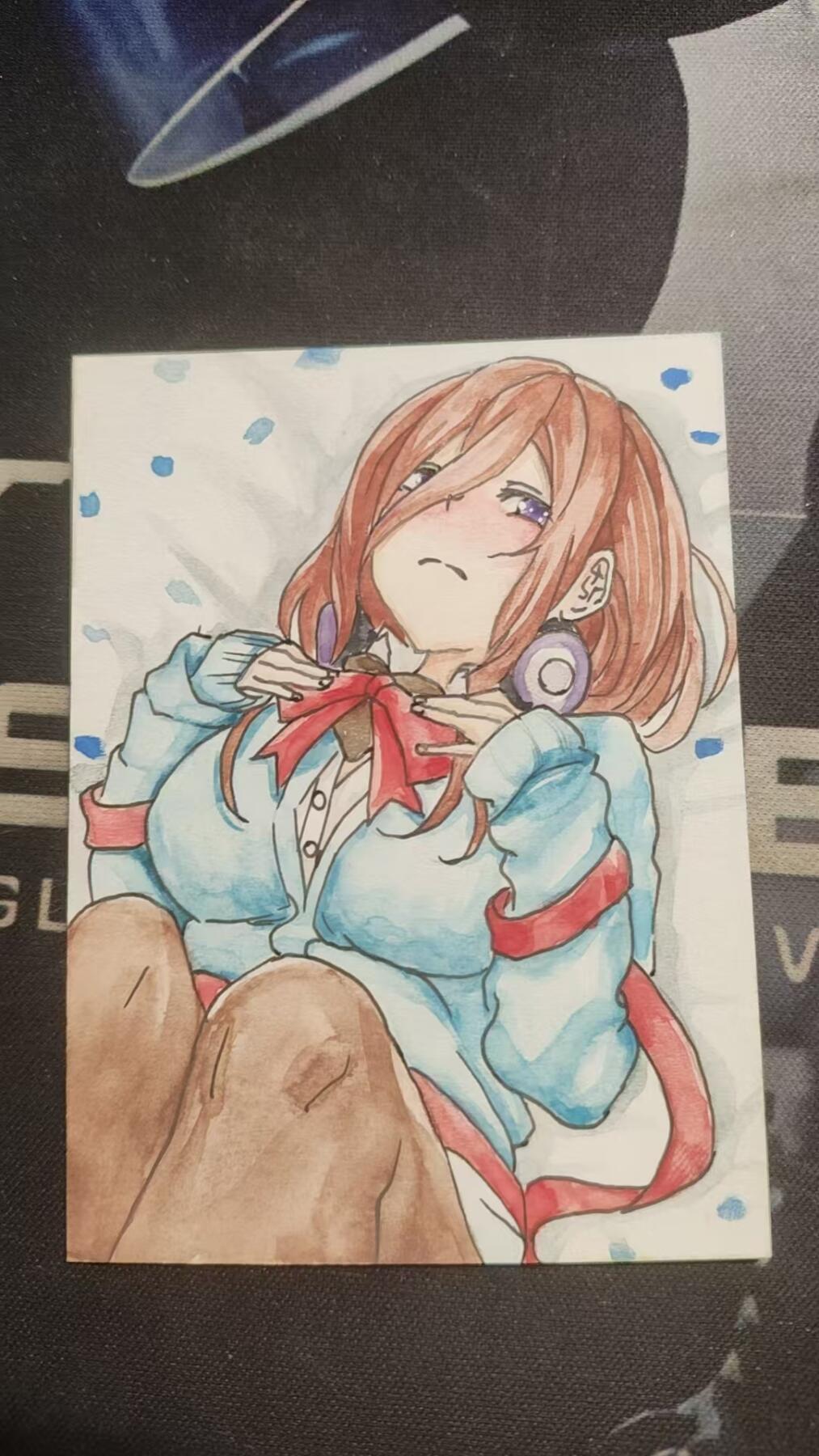 喜绘工作室--精品手绘--顶流HIT画师：L--1/1--三玖