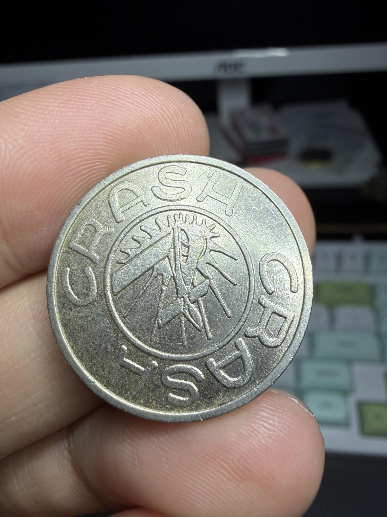 2025年集古藏今外币拍卖第二期-第5场—（总第305拍），可以寄存60天，满160元包邮。 早期游戏代币，直径24毫米