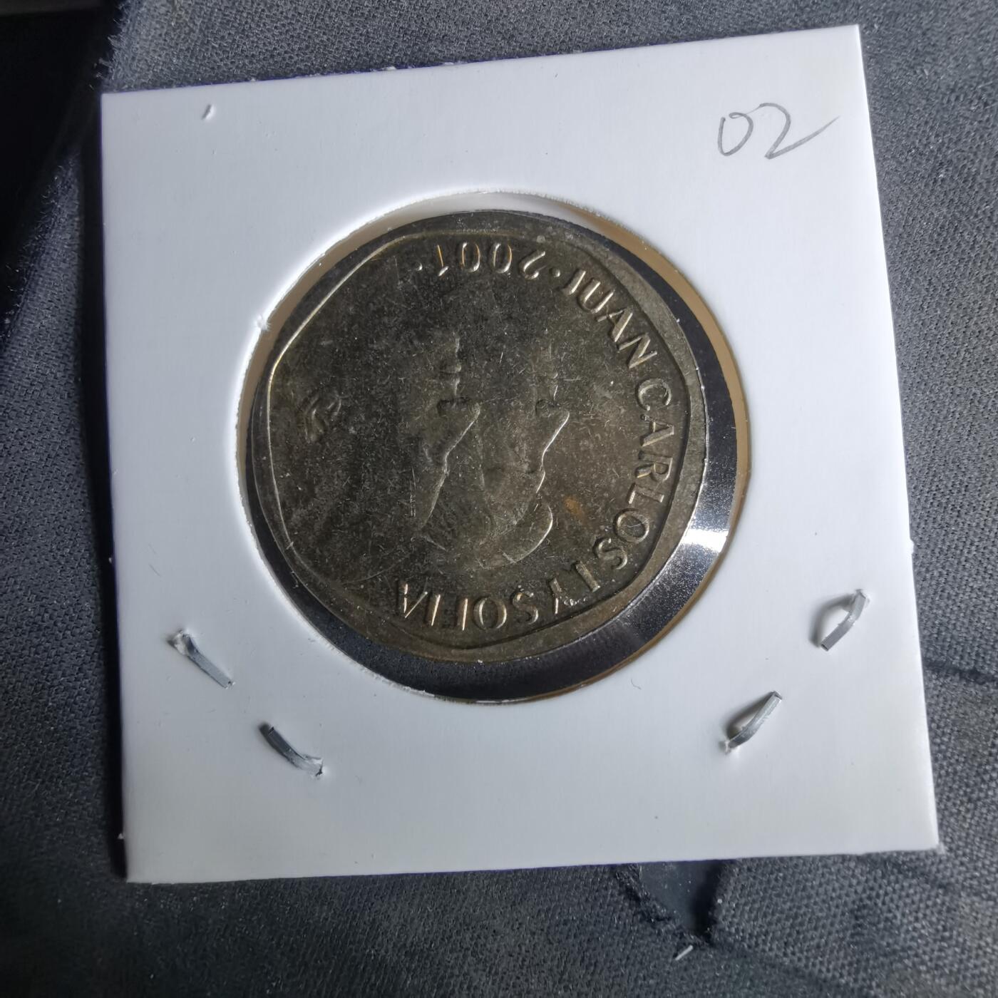 沼泽如烟--第989场 西班牙2001年500比塞塔