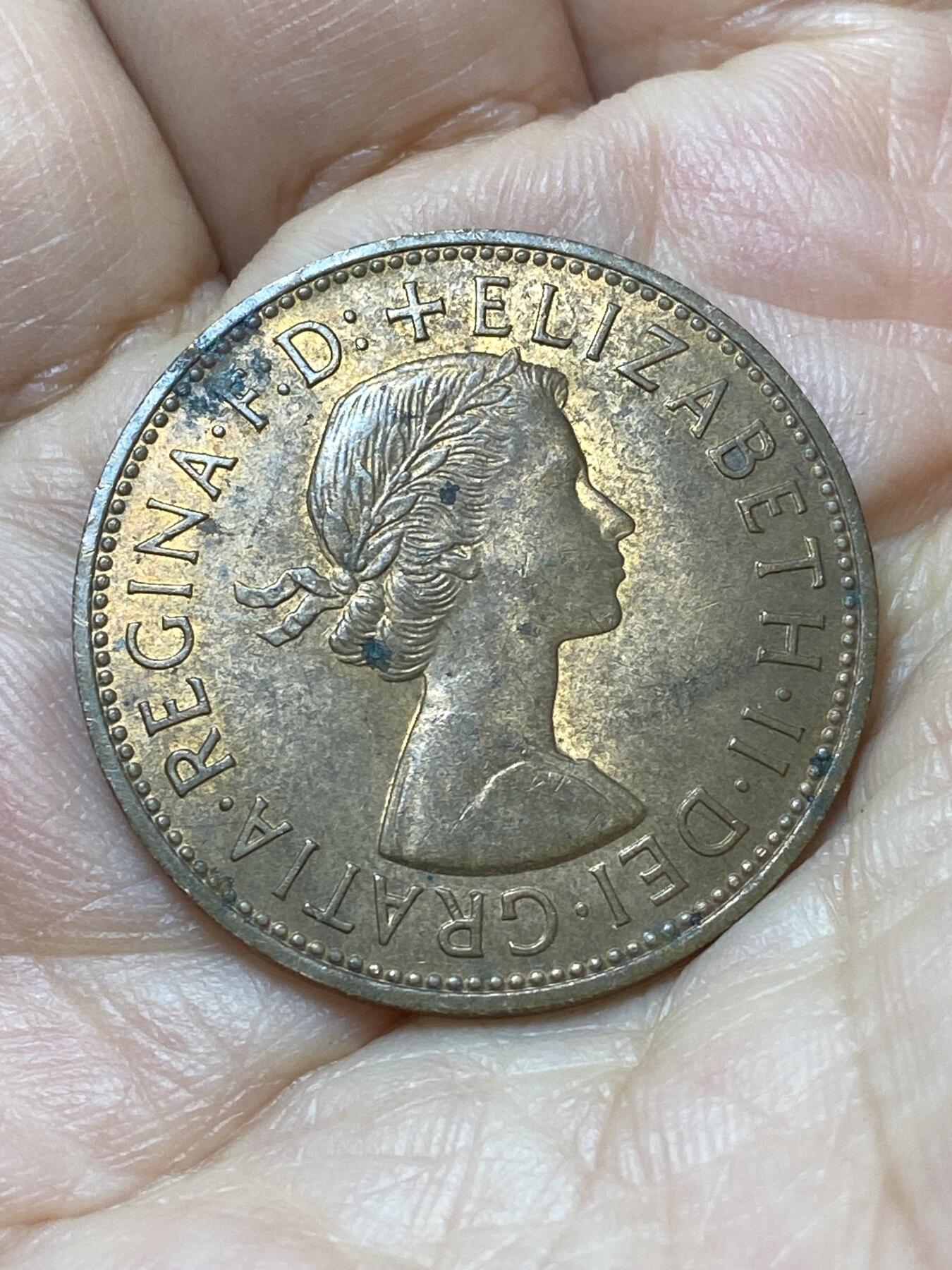 2026年第二十场(总第一百八十九场）外国好品散币场(免佣金) 英国🇬🇧1967年1便士(伊丽莎白二世青年桂冠第二版，普制币关门年)