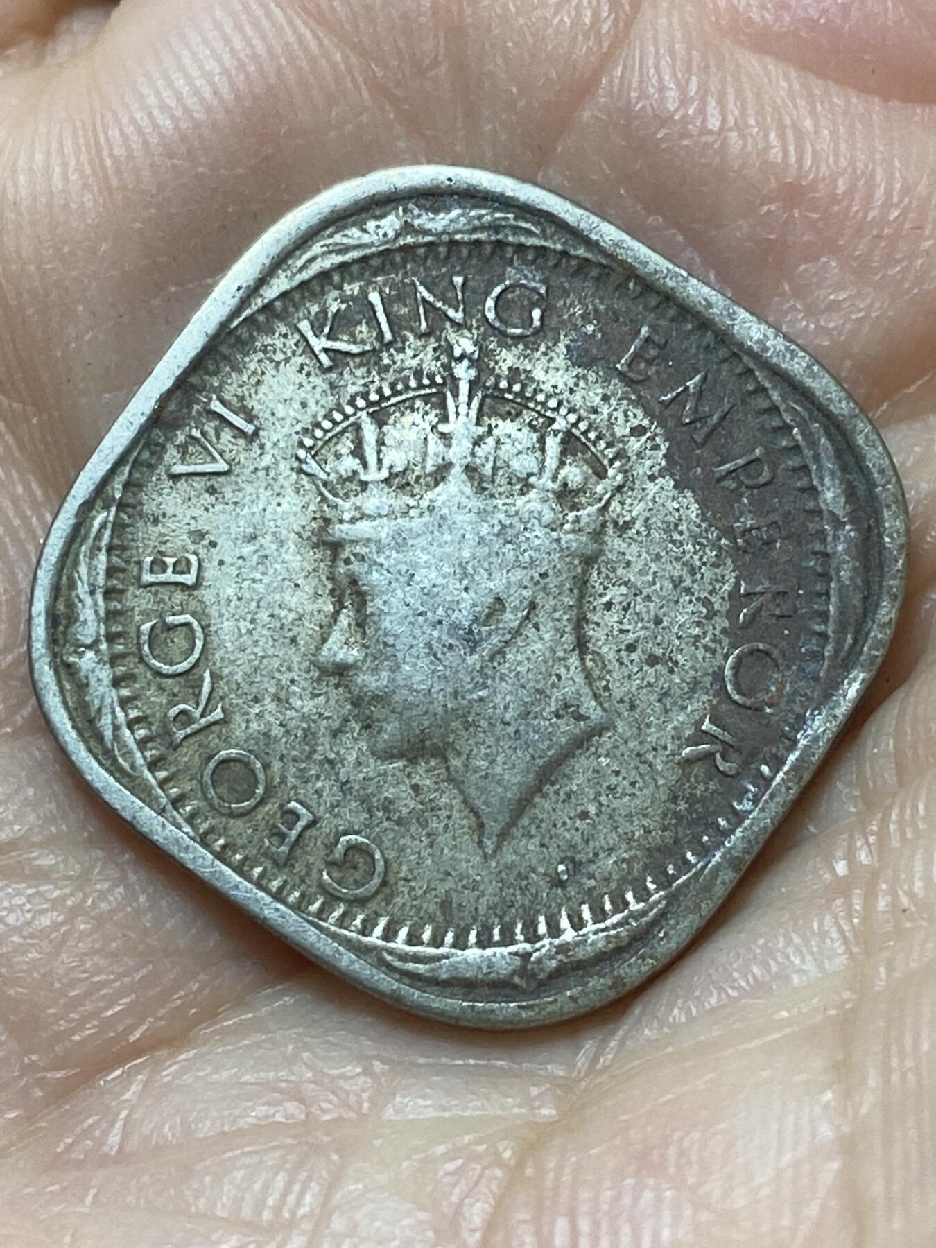 2026年第二十场(总第一百八十九场）外国好品散币场(免佣金) 印度🇮🇳1939年2安娜(乔治六世第一版肖像，首发年)