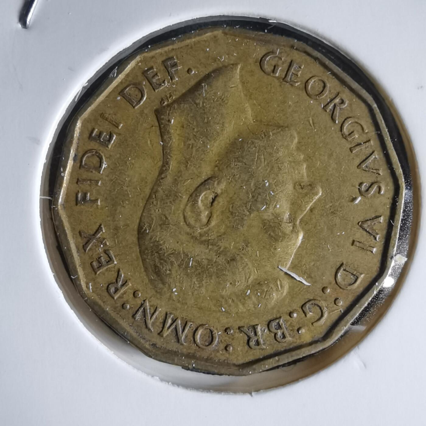 沼泽如烟--第988场 英国1952年3便士