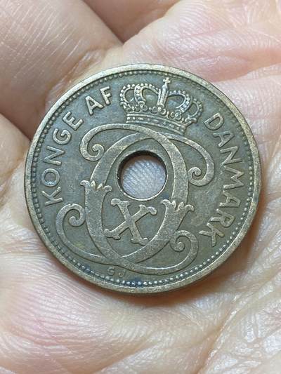 2026年第二十场(总第一百八十九场）外国好品散币场(免佣金) - 丹麦🇩🇰1930年5欧尔(克里斯蒂安十世第六版，N; GJ版)