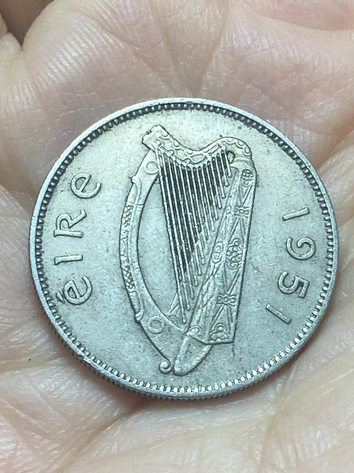 2026年第二十场(总第一百八十九场）外国好品散币场(免佣金) 爱尔兰🇮🇪1951年1先令(共和国时期第一套第二版，首发年)