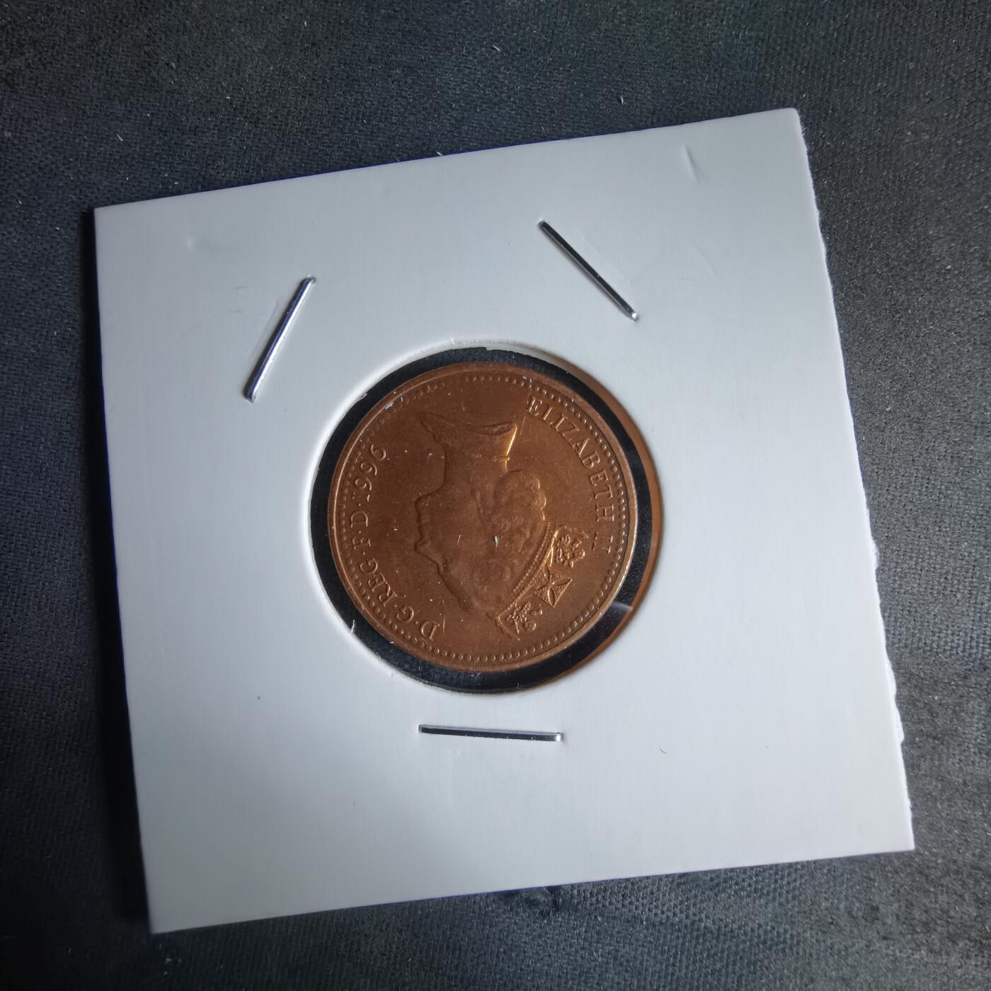 沼泽如烟--第988场 英国1996年1便士