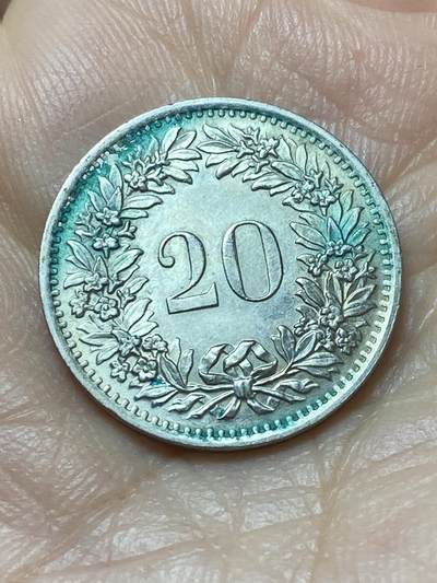 2026年第二十场(总第一百八十九场）外国好品散币场(免佣金) - 瑞士🇨🇭1970年20拉彭(第三版，无标版)