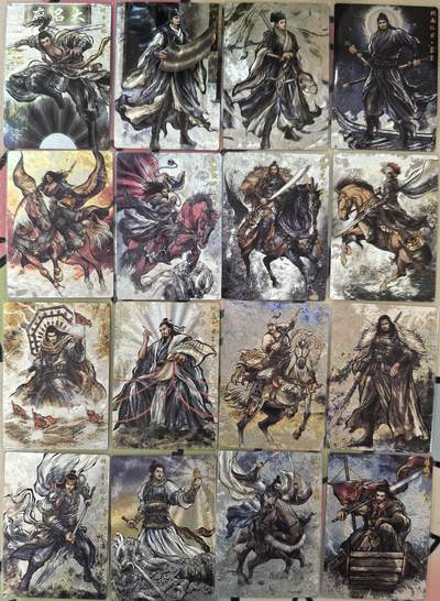 丫丫卡拍-场主生日🎂全场包邮（3月1日22：00截拍） 【粗闪原画套】张建东水浒第二弹 天罡17+地煞34=51张全套☆图中部分展示