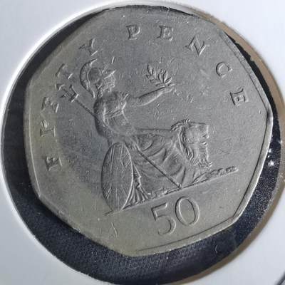 沼泽如烟--第989场 - 英国1997年50便士