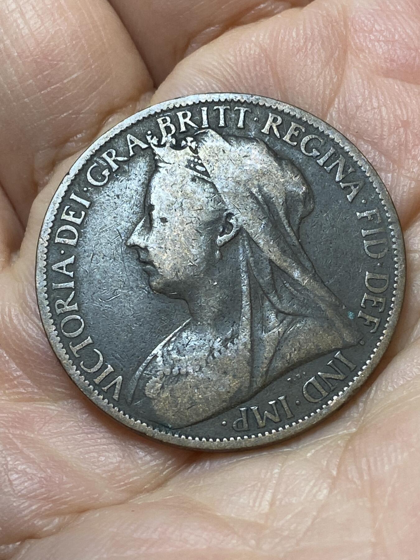 2026年第二十场(总第一百八十九场）外国好品散币场(免佣金) 英国🇬🇧1901年1便士(维多利亚女王逝世年，老年披纱关门年)