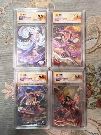 阳大大卡牌拍卖第99期（持续收拍品，周六晚上九点截拍，进群福利早知道） - 【四大美女】百里卡牌 神魔三国 虎啸龙吟盲盒 千洲绘 四大美女一套