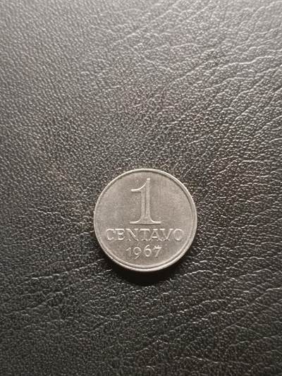 荟藏特别场次第一期——“社长的钢镚堆” - 巴西1967年1分 厚版 不锈钢制