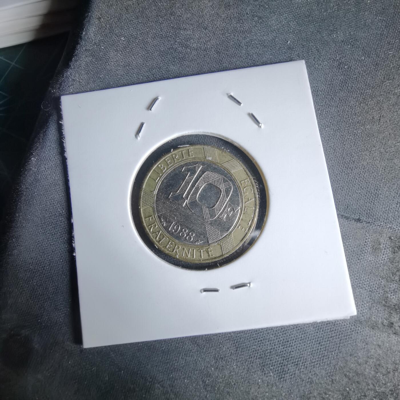 沼泽如烟--第988场 法国1988年10法郎