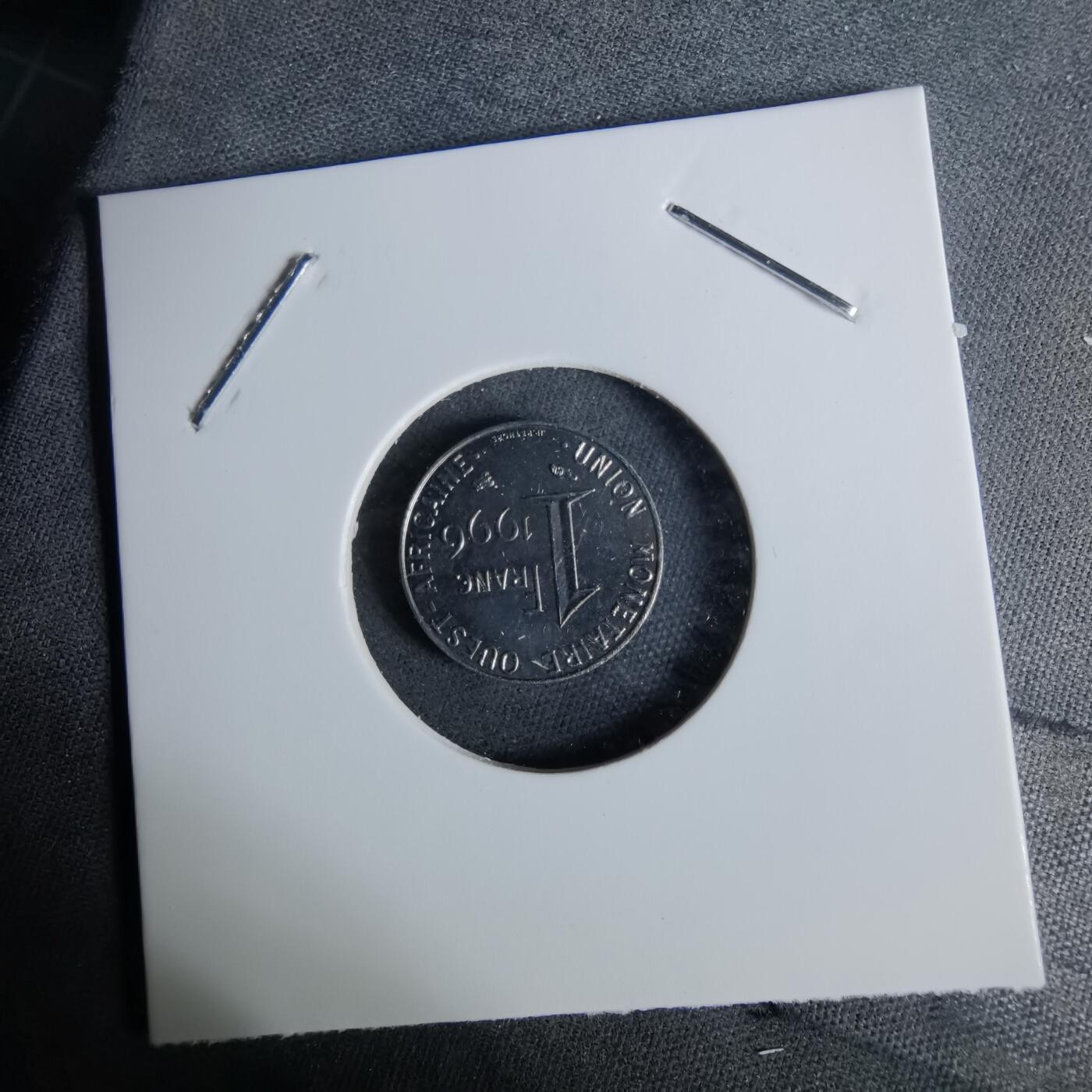 沼泽如烟--第989场 西非1996年1法郎