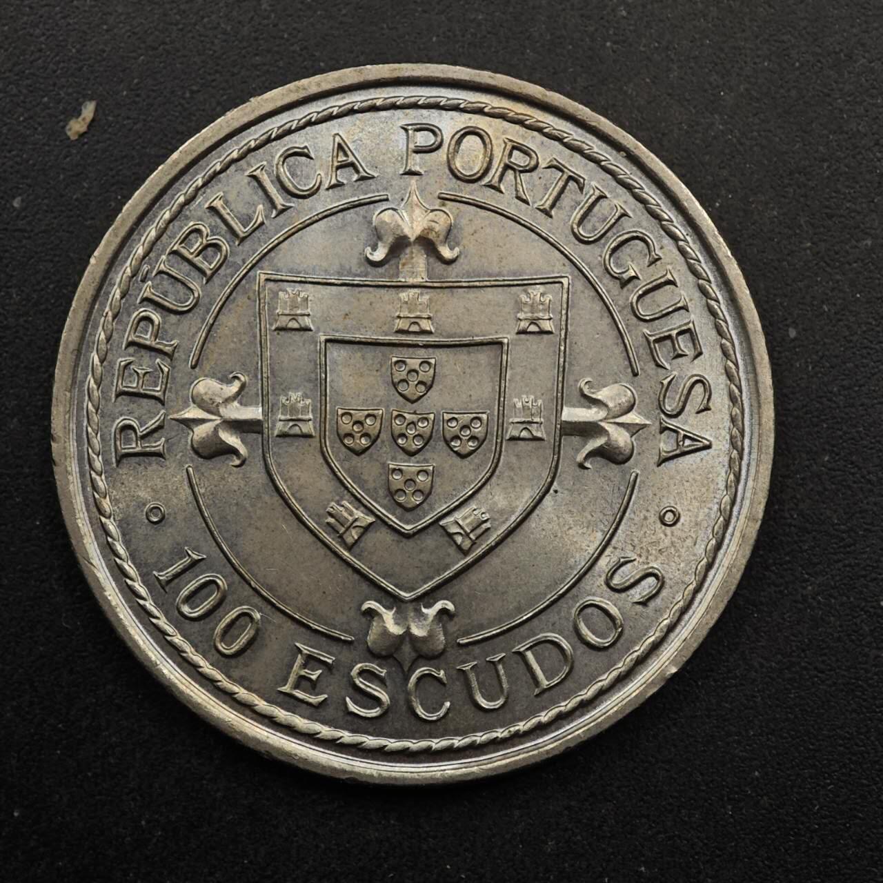 【淘币小摊】实时拍第八百六十七拍   小银币散币场    年前最后一周之前预留8号9号全部发出请更换最新收货地址不方便收货的请勿参拍或者顺丰到付 葡萄牙1987年100埃斯库多纪念币