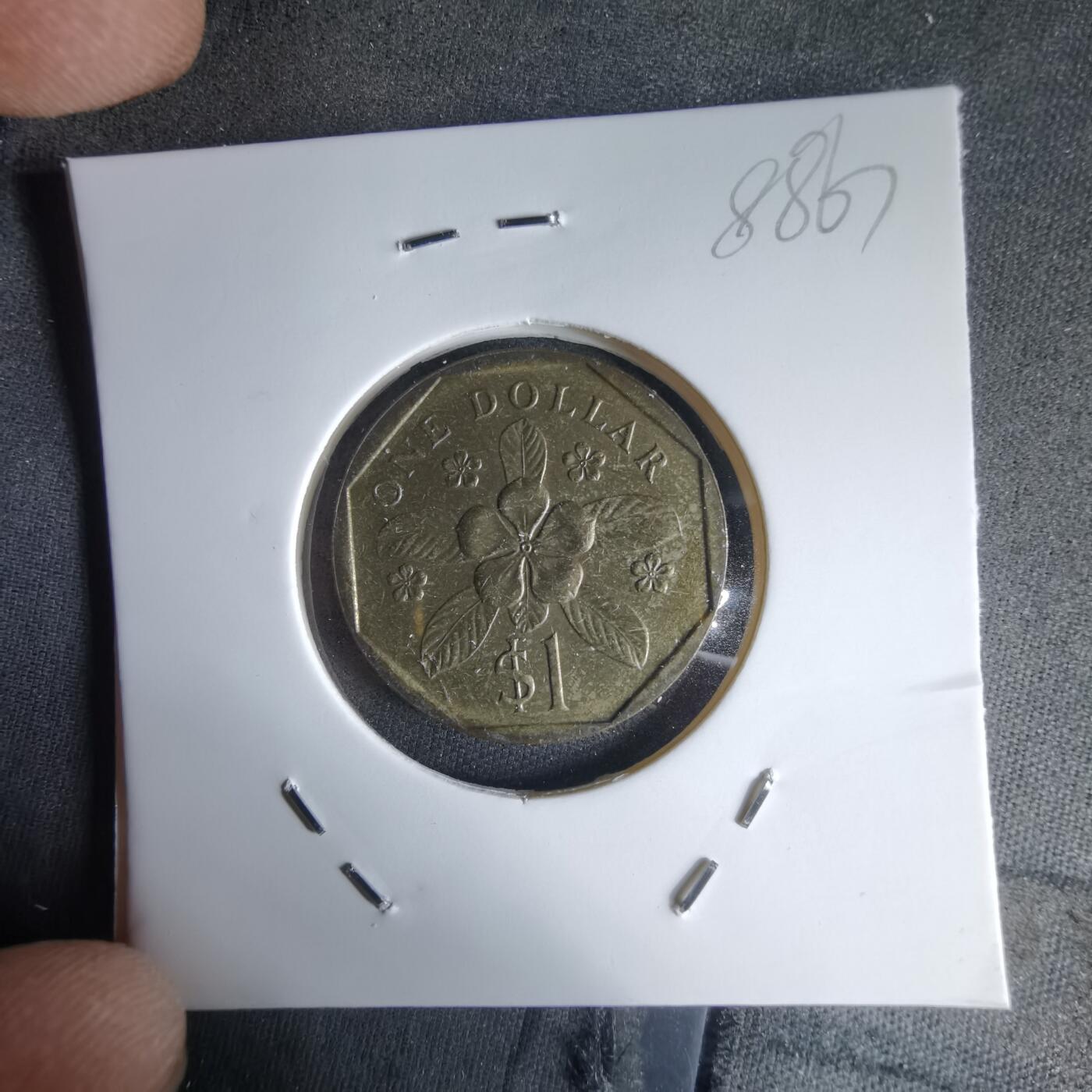 沼泽如烟--第988场 新加坡一元半盲币