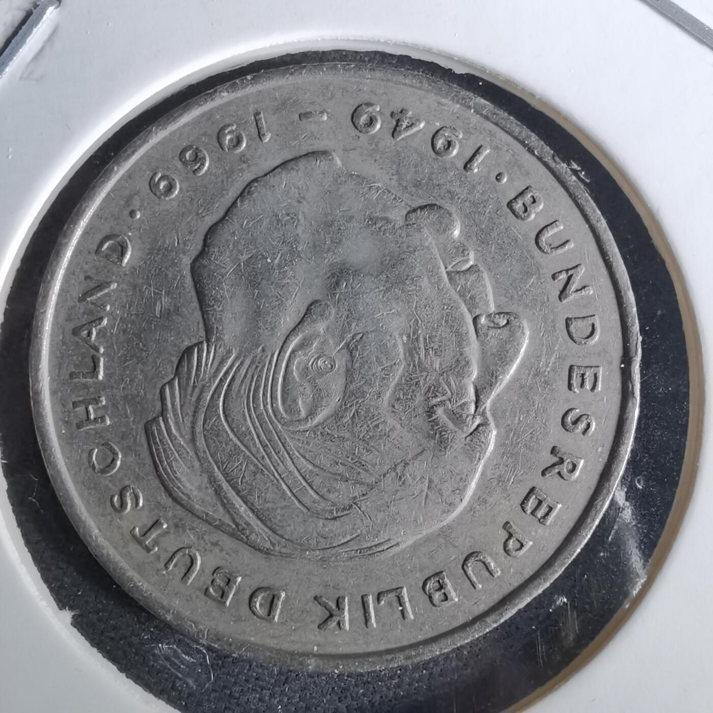 沼泽如烟--第989场 德国1970年2马克