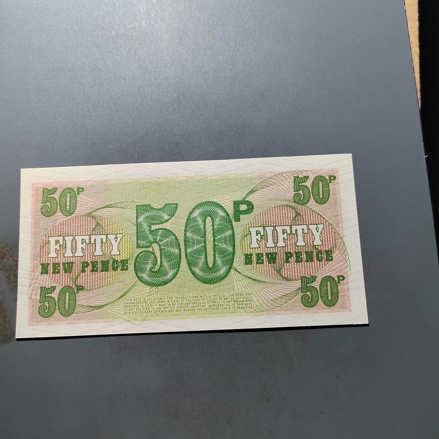 PCAI钱币 7-751  钱币小专场 英国五十分