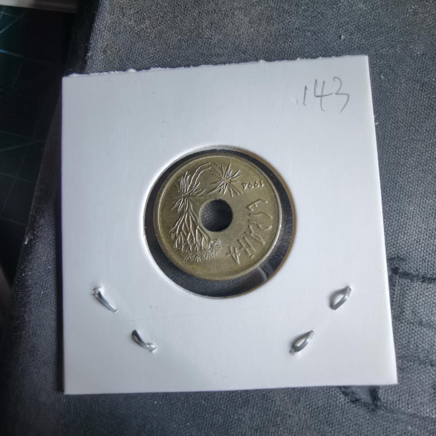 沼泽如烟--第989场 西班牙1994年25比塞塔