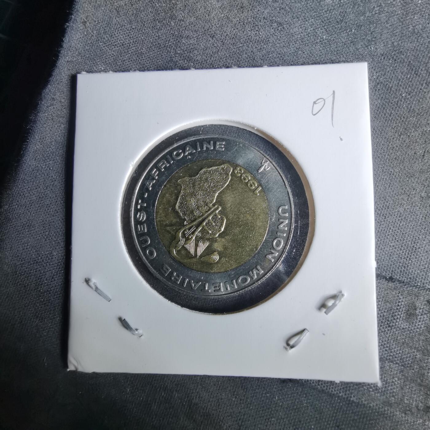 沼泽如烟--第989场 西非1993年250法郎