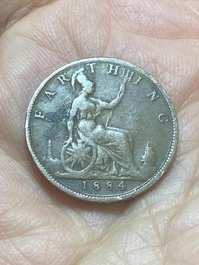 2026年第二十场(总第一百八十九场）外国好品散币场(免佣金) - 英国🇬🇧1884年1法新(维多利亚女王中年桂冠)