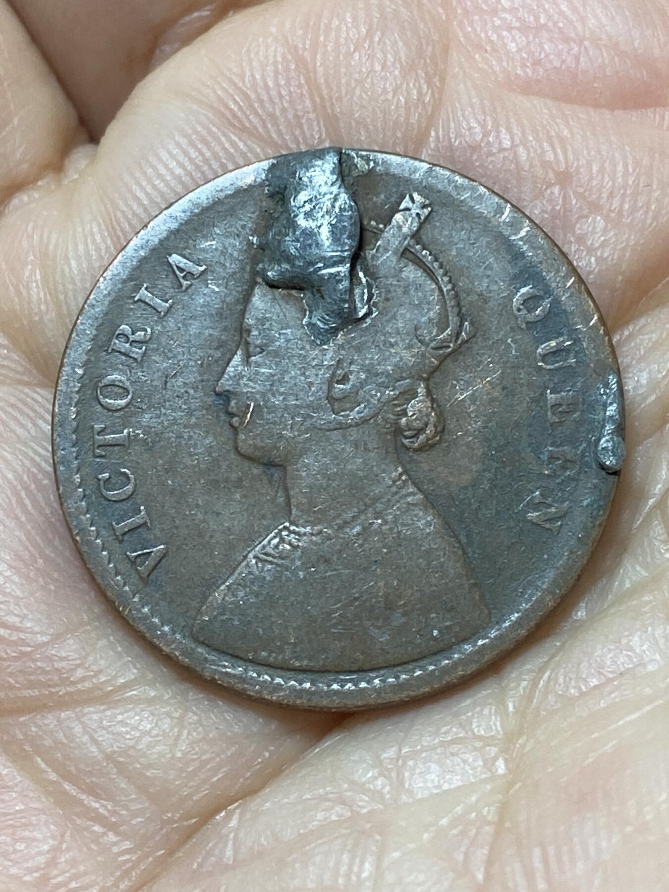 2026年第二十场(总第一百八十九场）外国好品散币场(免佣金) 英属印度1862年1/4安娜(维多利亚女王中年带冠第一版，首发年)