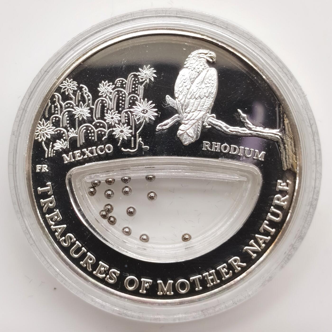 博洋堂“心向春光”2月精品大拍专场暨第160期（全场包邮） 2012年斐济1元精制银币 自然母亲的宝藏-铑 20克999银 发行量：999 盒证全