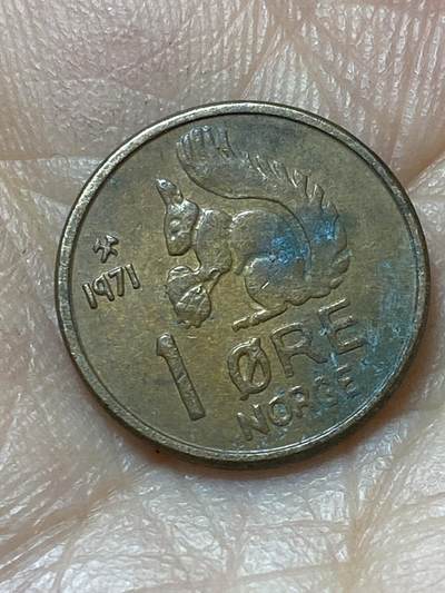 2026年第二十场(总第一百八十九场）外国好品散币场(免佣金) - 挪威🇳🇴1971年1欧尔(奥拉夫五世第一版)