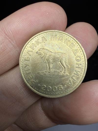 2025年集古藏今外币拍卖第二期-第5场—（总第305拍），可以寄存60天，满160元包邮。 - 2006年北马其顿第纳尔